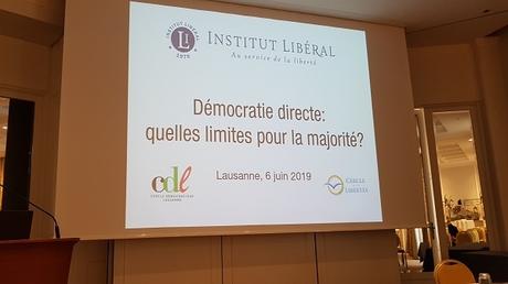 Démocratie directe: quelles limites pour la majorité?, une soirée-débat, à Lausanne