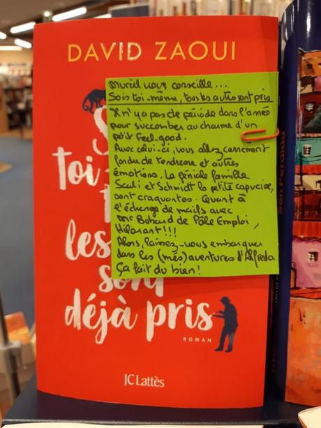 SOIS TOI MEME TOUS LES AUTRES SONT PRIS