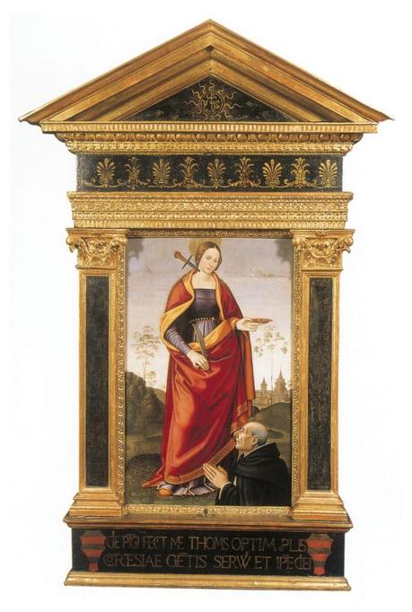 1494_davide_ghirlandaio,_s._lucia_e_committente Santa Maria Novella