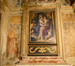 1570-75 Agresti Livio, Madonna con Bambino, san Giuseppe e il committente Andrea Pelucchi Chiesa di S. Maria della Consolazione, Roma ensemble