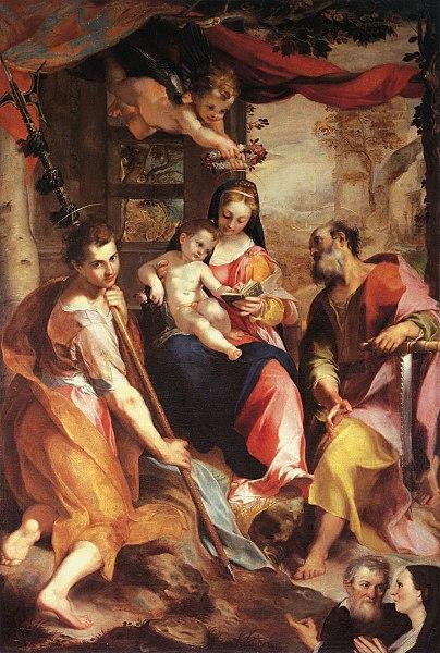 1567 Barocci Madonna di San Simone Galleria Nazionale delle Marche Urbino_WGA01299