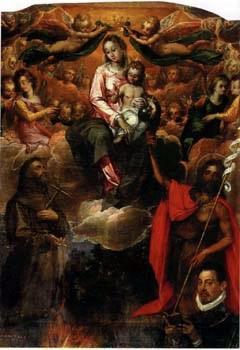 1598 Gaspar Hovic Madonna degli Angeli S. Francesco S. Giovanni Battista committente Chiesa di S. Angelo , Ruvo di Puglia