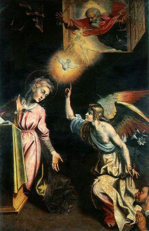 1612 Giovanni De Gregorio, detto il Prietrafesa ,Annunciazione - chiesa di S. Michele, Potenza
