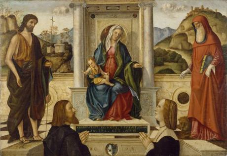 1507 Carpaccio Walters Art Museum Madonna and Child Enthroned with Saints and Donori