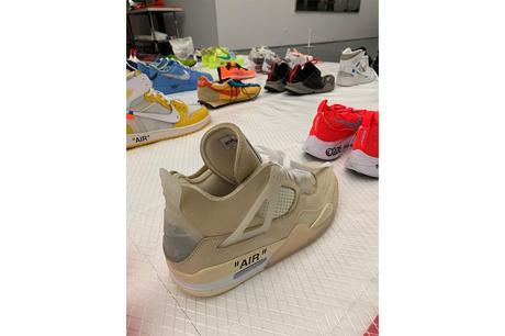 Virgil Abloh dévoile des samples de Jordan et Nike Off White pour son exposition