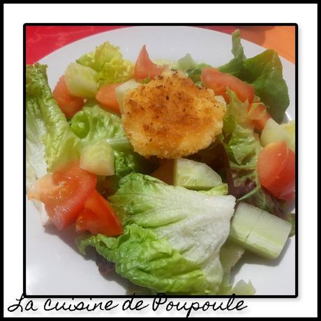 Salade croustillante au Babybel