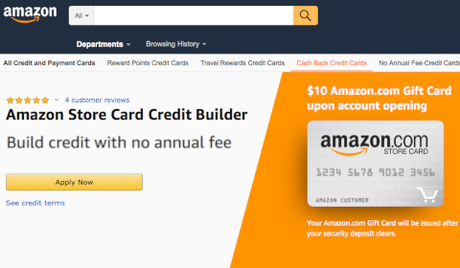 Amazon Store Card Credit Builder