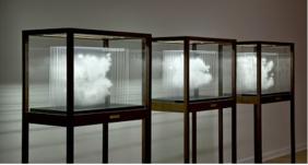 Leandro Erlich Single Cloud Collection, 2012, bois, verre, acrylique, Buenos Aeres, Galeria Ruth Bencazar.