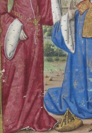 1500-05 Maitre des Triomphes de Petrarque Petites Heures d'Anne de Bretagne Gallica BNF NAL 3027 fol 19v detail 2