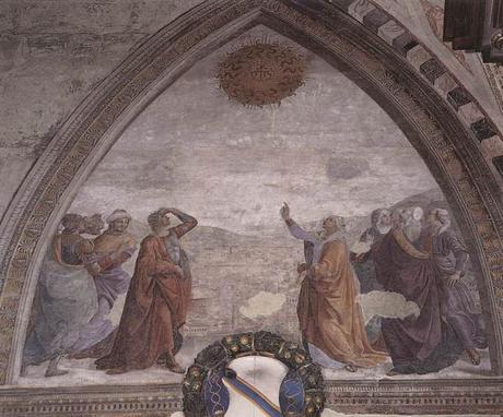 1482-85 Ghirlandaio sibilla Cappella Sassetti di Santa Trinita Florence