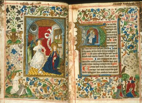 1486 ca Livre d'Heures Pays Bas British Library Harley MS 2943, ff. 17v-18r