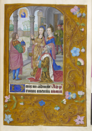 1510 ca Book of Hours, use of Rome, Master of James IV of Scotland, Bruges or Ghent, BL Add MS 35313, f. 90r