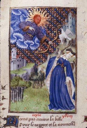 1410-c. 1414 Epitre Othea Harley 4431 f.117v Apollon British Library