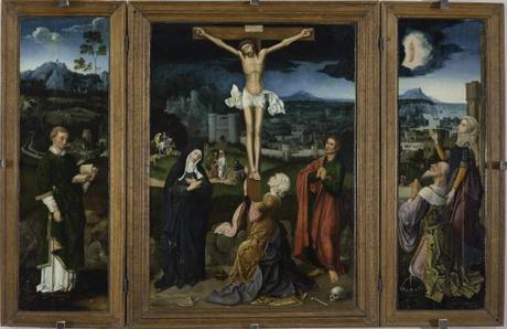Crucifixion 1500-20-Atelier-de-Joachim-Patinir-coll-priv