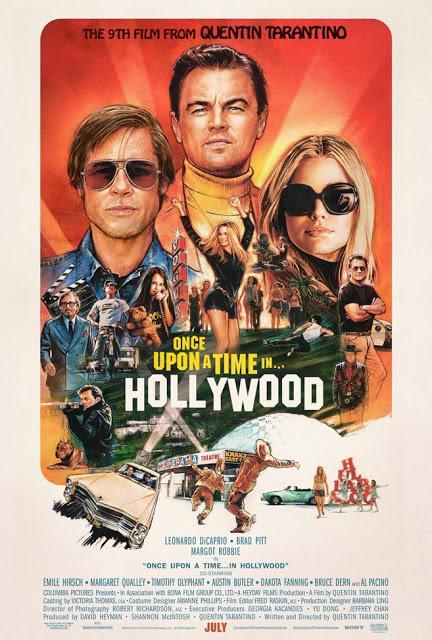 Nouvelle affiche US pour Once Upon a Time in Hollywood de Quentin Tarantino