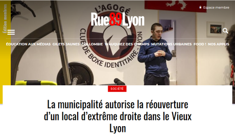 Collomb cajole ses petits amis nazis de l’#Agogé #Lyon