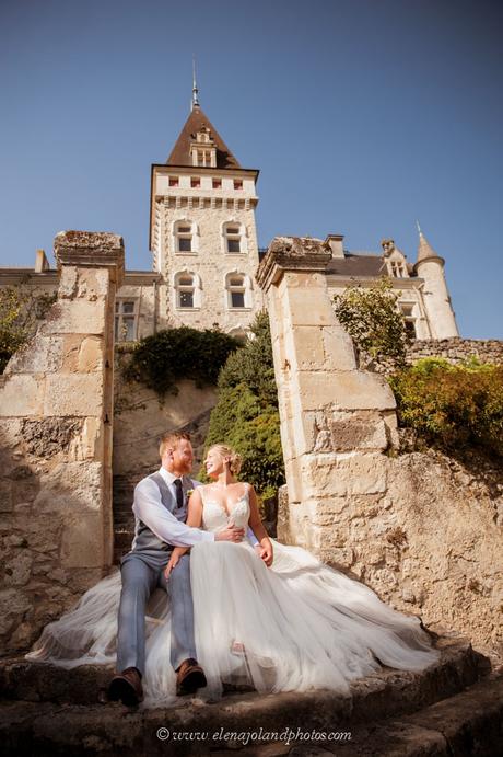 Le Mariage aux Tournesols. Chateau de Lisse.