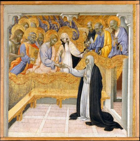 1460 Giovanni di Paolo le mariage mystique de Catherine de Sienne MET