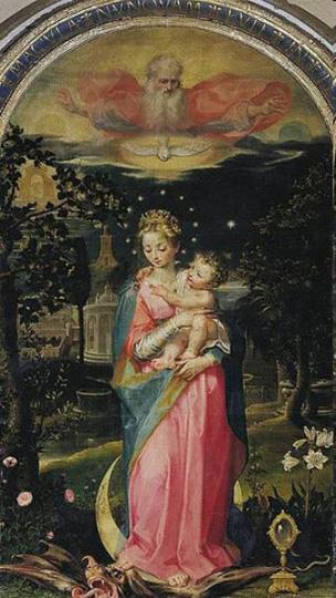 1588 Francesco Vanni, Immaculee Conception, Montalcino, San Salvatore