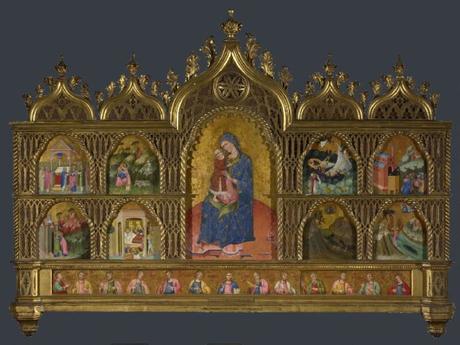 1400 ca Anonyme venitien ou dalmate, Retable de la Vierge National Gallery, Londres, NG 4250