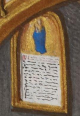 1500 ca Le pape Sixte IV priant la Madonne in sole Add MS 35313 fol 237 r detail