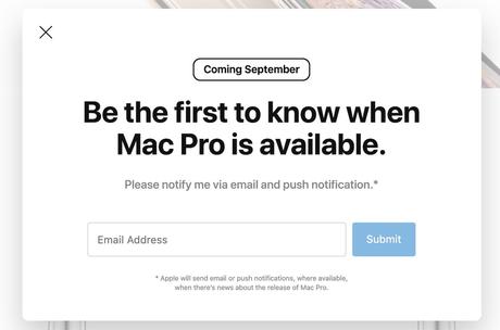 Le nouveau Mac Pro pourrait arriver en septembre selon le site d’Apple