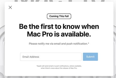 Le nouveau Mac Pro pourrait arriver en septembre selon le site d’Apple Le nouveau Mac Pro pourrait arriver en septembre selon le site d’Apple