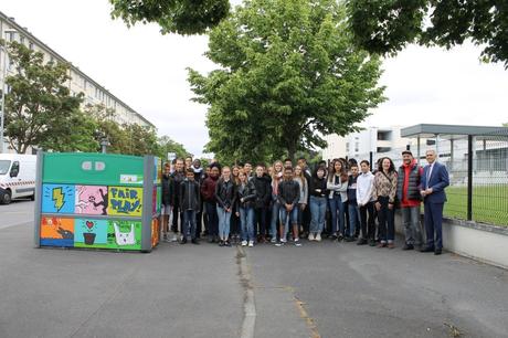 Communauté urbaine Caen la mer - Une opération artistique originale pour sensibiliser les habitants au tri - Mercredi 12 juin 2019