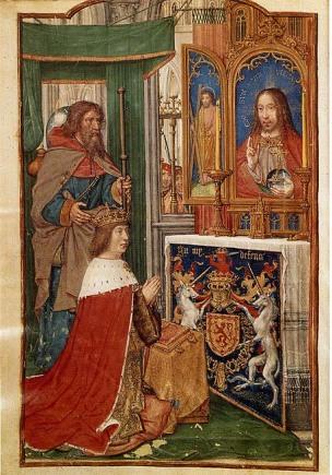 1503 ca Hours of King James of Scotland James of Scotland Osterreichisches Nationalbibliothek, Vienne, ONB MS 1897 fol fol 24v