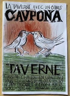 Menuzine, carte du Cavpona, mai-juin 2019.