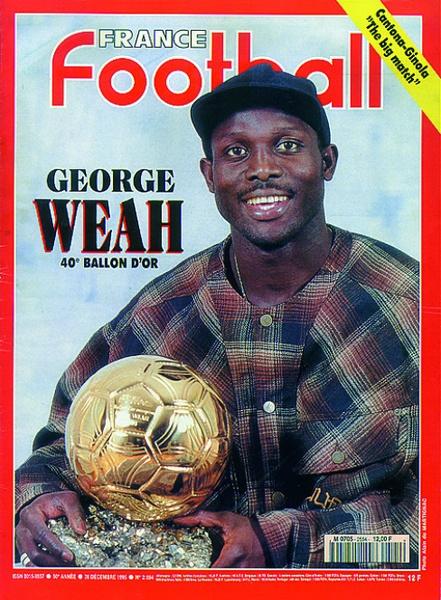 Meilleur joueur africain :  Weah the champions
