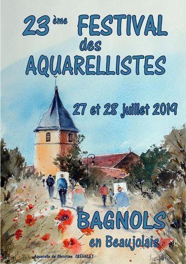 23ème Festival d’aquarelle  de Bagnols-en-Beaujolais