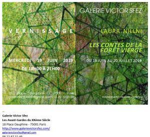 Galerie Victor Sfez  exposition Laura Nillni « Les contes de la forêt vierge » 19 Juin au 20 Juillet 2019