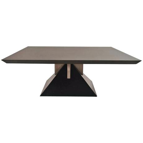 stanley coffee table rare custom design granite pyramid table by j for for sale