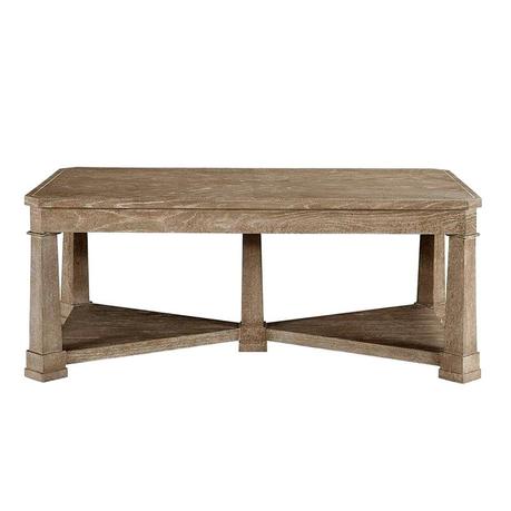 stanley coffee table furniture estate cocktail table in oak