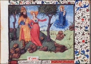 3-4-3 La vision de Patmos : son développement 1450-1475 Christine de Pisan, Epitre Othea, La sibylle de Tibur Auguste La Haye, Bibliothèque Meermanno KB74G27