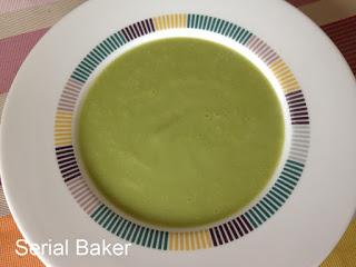 Velouté de cosses de petits pois