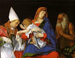 1508 Lorenzo_Lotto_Saint Fabiano et Saint Onuphre Gallerie Borghese Rome