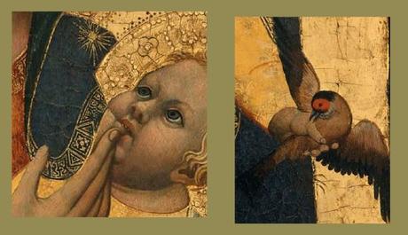 4-2 Le donateur-souris : seul, à gauche 1380 ca Antonio_Veneziano _Museum_of_Fine_Arts,_Boston langue oiseau