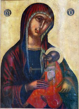 XIIeme XIIIeme Vergine Galaktotrophusa Monastere S.Maria di Maniace Sicile