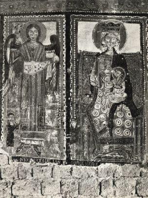 1175 - 1224 San Michele Arcangelo e donatori, Madonna e donatore Museo Nazionale d'Abruzzo, L'Aquila