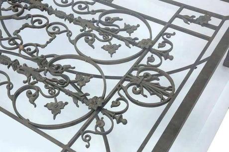 iron gate coffee table iron gate coffee table lovely antique french iron gate coffee table large scale for sale at construction