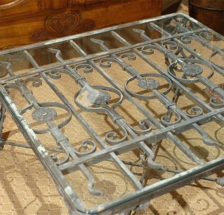 iron gate coffee table french antique iron gate made into coffee table for sale