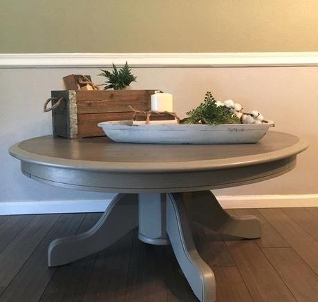 iron gate coffee table grey farmhouse pedestal coffee table