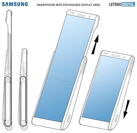 Samsung imagine un brevet pour un smartphone extensible avec écran déroulable !