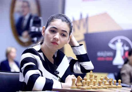 La toute jeune joueuse d'échecs russe Alexandra Goryachkina (20 ans, 2522 Elo) - Photo © Eteri Kublashvili