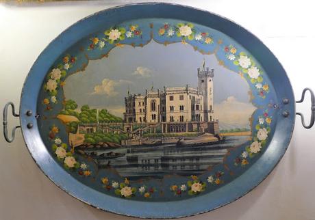 Achilleion (21) Miramare pour décor d'un plateau de service