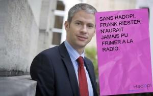 HADOPI, 10 ans et 88 millions d’euros pour rien Sans HADOPI, Frank Riester n'aurait jamais pu frimer à la radio.