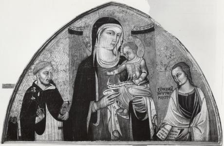 1357-1368 Francesco d'Oberto san Domenico, san Giovanni Evangelista Museo dell'Accademia Ligustica di Belle Arti, Genova