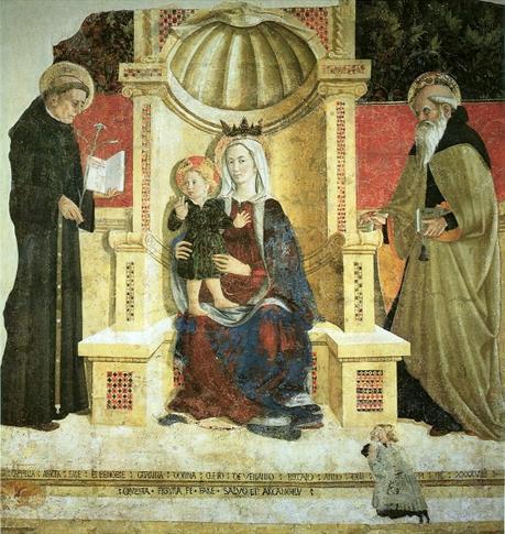 1449 Girolamo di Giovanni Nicola da Tolentino, sant'Antonio Pinacoteca e Museo Civico, Camerino